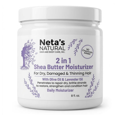 Neta's Natural 2 in 1 Shea Butter — Hair Repair & Daily Moisturizer