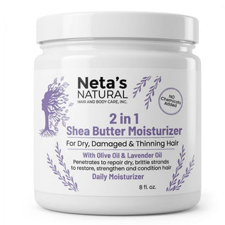 Neta's Natural 2 in 1 Shea Butter — Hair Repair & Daily Moisturizer
