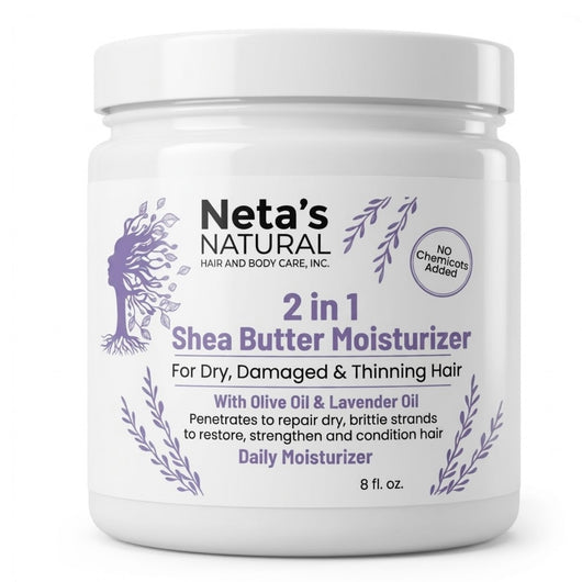 Neta's Natural 2 in 1 Shea Butter — Hair Repair & Daily Moisturizer