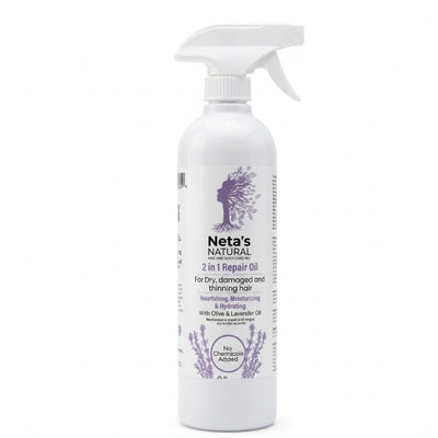 2 in 1 Dry Damage and Thinning Hair Repair Oil