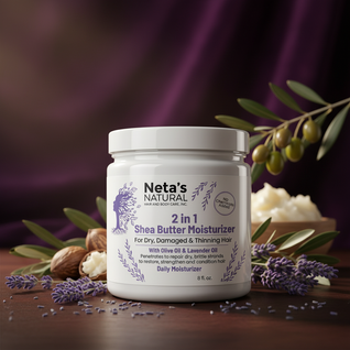 Neta's Natural 2 in 1 Shea Butter — Hair Repair & Daily Moisturizer