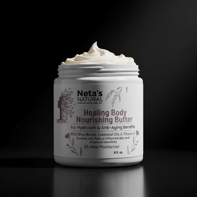 Neta's Natural Healing Nourishing Shea Butter - Bold Black Dramatic