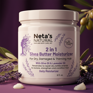 Neta's Natural 2 in 1 Shea Butter — Hair Repair & Daily Moisturizer