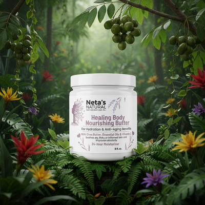 Neta's Natural Healing Nourishing Shea Butter - African Rainforest Botanical