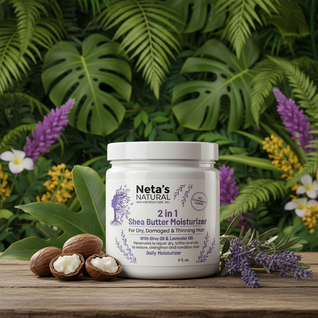Neta's Natural 2 in 1 Shea Butter — Hair Repair & Daily Moisturizer