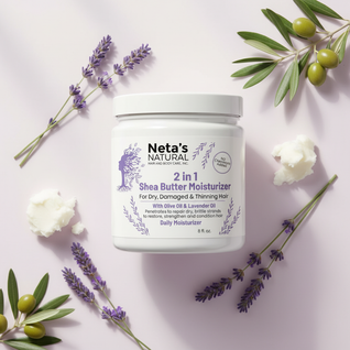 Neta's Natural 2 in 1 Shea Butter — Hair Repair & Daily Moisturizer